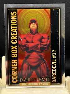 DAREDEVIL 2024 UD Marvel Masterpieces 92 Platinum #CB-5 CORNER BOX CREATIONS - Picture 1 of 4