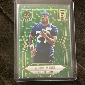 2025 Donruss Elite Woody Marks Green Disco #133 NM Pack Fresh Free Ship Texans - Picture 1 of 6