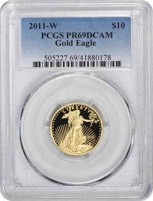 2011-W $10 American Gold Eagle PR69DCAM PCGS - Image 1 of 2