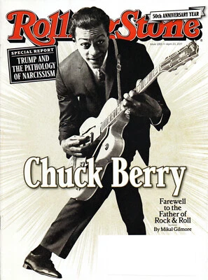 ROLLING STONE Magazine April 20 2017 Chuck Berry Joan Baez Donald Trump - Image 1 of 2