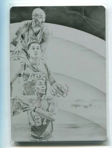 2016-17 Immaculate Plate Jordan Clarkson/Metta World/ Kobe Bryant 1/1 LA Lakers - Bild 1 von 2