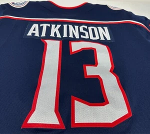 Men's Fanatics Columbus Blue Jackets Sewn Cam Atkinson #13 Home Jersey Sz. M - Picture 1 of 12