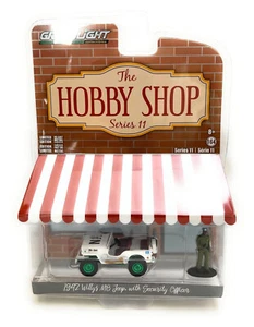 Jeep Willys MB 1942 con ufficiale di sicurezza delle Nazioni Unite 1:64 Greenlight 97110A CHASE - Foto 1 di 1