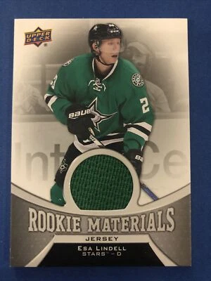2016-17 Upper Deck Rookie Materials RM-EL Esa Lindell Dallas Stars - Image 1 of 2