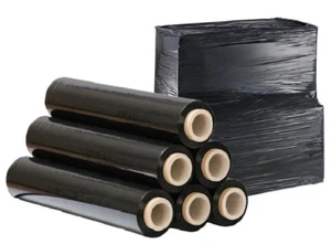 Pallet Wrap Stretch Shrink Black Non Extended Cling Wrapping Film - All Sizes - Picture 1 of 5