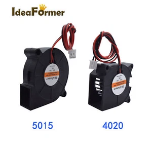 2 piezas de impresora 3D de refrigeración de CC sin escobillas 4020 5015 12/24V 2 pines - Imagen 1 de 8
