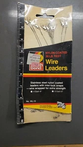 Vintage South Bend Nylon beschichtete Drahtvorfächer - Bild 1 von 5
