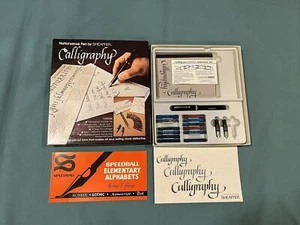 Vintage Sheaffer NoNonsense Calligraphy Set : Boxed w/ Pen, Nibs, Ink & More! - Picture 1 of 8