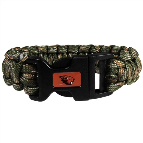 Oregon State Beavers Paracord Survival Bracelet Sport Jewelry Strap NCAA College Cover