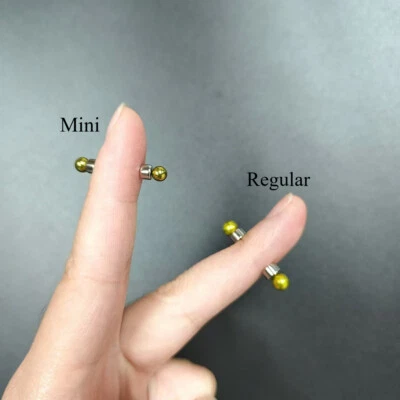 Versão aprimorada anel de mamilo não perfurante magnético parafuso prisioneiro de barra falso para mulheres - Imagem 1 de 4