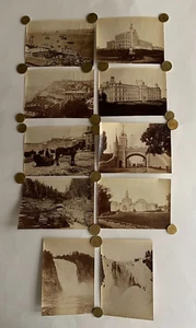 CIUDAD DE QUEBEC 1887 Louis-Prudent VALLEE - JUEGO DE 10 FOTOGRAFÍAS ORIGINALES - Imagen 1 de 13
