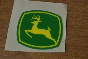 John Deere YELLOW LEAPING DEER Decal JD5739 - Picture 1 of 2