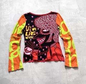 RARE Custo Barcelona Long Sleeve T Shirt Cop Copine Hysteric Glamour Style - Picture 1 of 17
