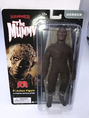 8-дюймовая фигурка MEGO Horror Series Hammer The Mummy НОВАЯ КАРТА СО СКЛАДКАМИ - Изображение 1 из 2