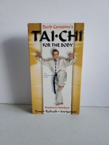 David Carradine's Tai Chi for the Body  Beginners Workout VHS Video Tape Used 