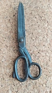 Vintage Old Iron Scissors Tailoring Sewing Cutting Tool Shears - Picture 1 of 5