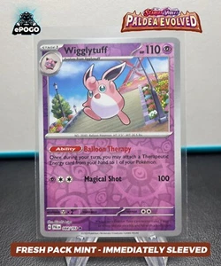 Wigglytuff 084/193 Pokémon Holo Reverso JCC: Paladea Evolved COMO NUEVO ENVIADO HOY - Imagen 1 de 2
