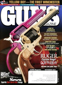 GUNS MAGAZINE November 2024  Custom Ruger Wranglers - Taurus Judge Home Defender - Picture 1 of 1