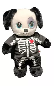Build A Bear Sugar Pup Plush Puppy Dog 16" Skeleton Day Of The Dead Suit RARE - Picture 1 of 14