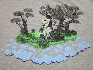 IKEA Walter Van Beirendonck Shirt Mens M Gray Limited Edition Rare Print - Picture 1 of 10