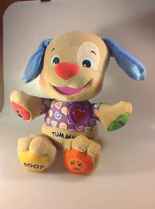 Fisher Price Laugh-N-Learn Plush Puppy Dog Interactive; Sings, Talks, Lights Up - Picture 1 of 6