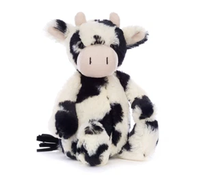 Jellycat Authentic Bashful Calf Cow Plush NWT - Picture 1 of 3