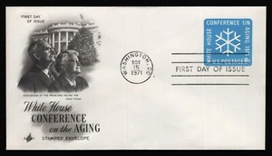 #U564 8c White Conf. On Aging, Art Craft FDC **ANY 5=FREE SHIPPING** - Picture 1 of 1