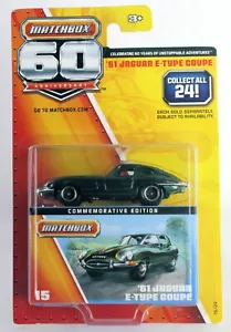 Matchbox 60th Anniversary Commemorative Edition #15/24 '61 Jaguar E-Type Coupe - Picture 1 of 4