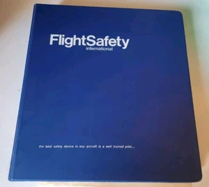 FlightSafety Learjet 31 Pilot Training Manual Binder Flight Procedures Checklist - Bild 1 von 8