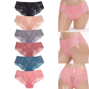 12er Pack Jennifer Damen Sexy Blumen Nahtlos Bikini Höschen Unterwäsche Panty - Bild 1 von 11