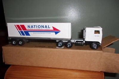 ERTL Kenworth Truck Tractor Trailer NATIONAL VAN LINES INC. USA Made 1:48 NIB - Image 1 of 4