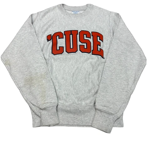 Champion Reverse Weave 'CUSE Mens XS Pullover Sweater Syracuse University Orange Cover