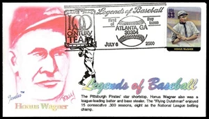 Honus Wagner FDC Legends of Baseball Juvelar Cachet 2000 - Imagen 1 de 2
