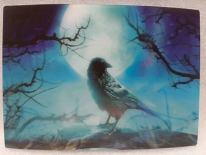 Cartolina 3D lenticolare Horror Crow di Schoening Verlag, nuova - Foto 1 di 1