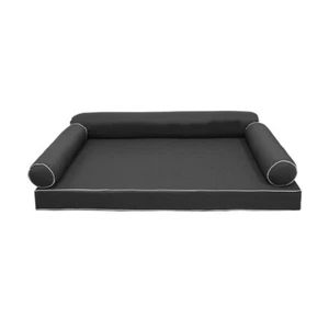STYLE6 Mattress & Pillow Daybed Porch Swing Contrast Trim Twin AD003 COVERS ONLY - Picture 1 of 15