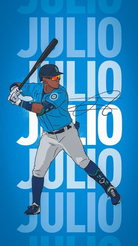 MLB SEATTLE MARINERS JULIO RODRIGUEZ KIDS GAMEROOM DECOR FRIDGE MAGNET #1 Cover