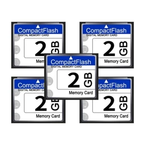 5Pcs 2GB Compact Flash Card CF Memory Card for Camera MP3 Video Player PC - Picture 1 of 4