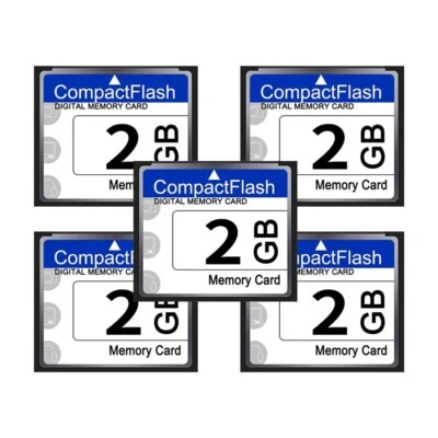 5Pcs 2GB Compact Flash Card CF Memory Card for Camera MP3 Video Player PC - Image 1 of 4