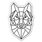 Wolf Geometric Car Laptop Phone Vinyl Sticker  - SELECT SIZE