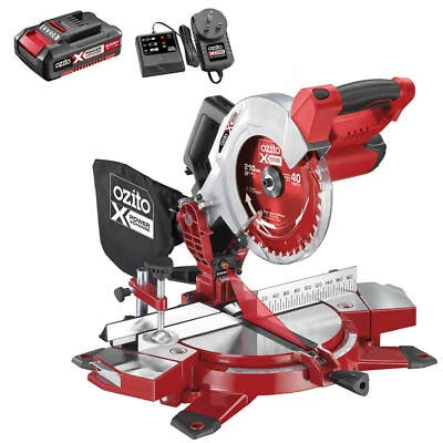 Ozito PXCMSS 18v Cordless Compound Mitre Saw 210mm 1 x 2ah Li-ion - Image 1 of 4