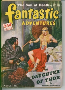 Fantastic Adventures Volume 4 No. 5 August 1942 WH Daughter Of Thor - Picture 1 of 2