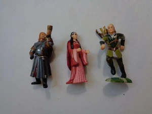 Lot of 3 Lord of the Rings Figures by Kinder - Boromir, Arwen, Legolas - Picture 1 of 3