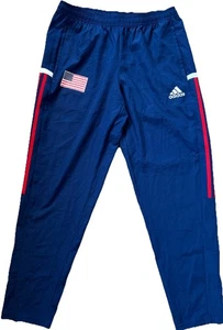 Pantalones de chándal Adidas de la Selección Nacional de Estados Unidos Aeroready Tech L Fútbol Atleta Edición Nuevos con etiquetas - Imagen 1 de 17