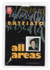 PASS FRANCO BATTIATO TOUR L'IMBOSCATA (leggi bene la descrizione) - Picture 1 of 2