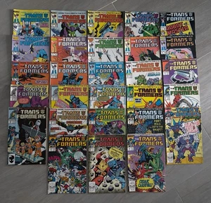 Vintage Marvel Comics • The Transformers - Lot of 28 Issues - Picture 1 of 5