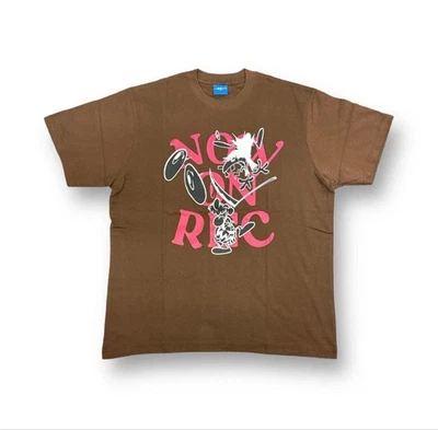 A BATHING APE NOW ON REC TEE Brown Cotton Size M Near Mint Condition - Image 1 of 4