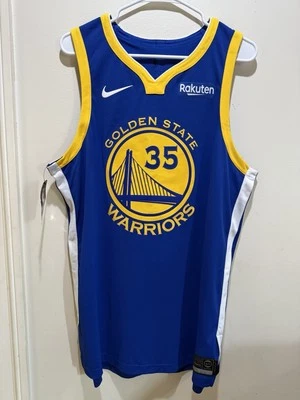 Camiseta Para Hombres Nike Golden State Warriors Auténtica Kevin Durant #35 Edición Icono L Foto 1 de 4