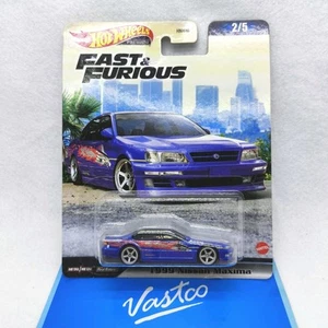 2023 Hot Wheels Premium Fast & Furious Vince's 1999 Nissan Maxima HKD23 - Foto 1 di 5