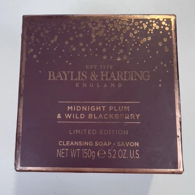 Baylis&Harding england Midnight Plum & Wild Blackberry Soap Limited Edition 5.2z - Image 1 of 3