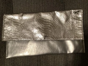 Saks Fifth Avenue Hand Purse silver - Picture 1 of 4